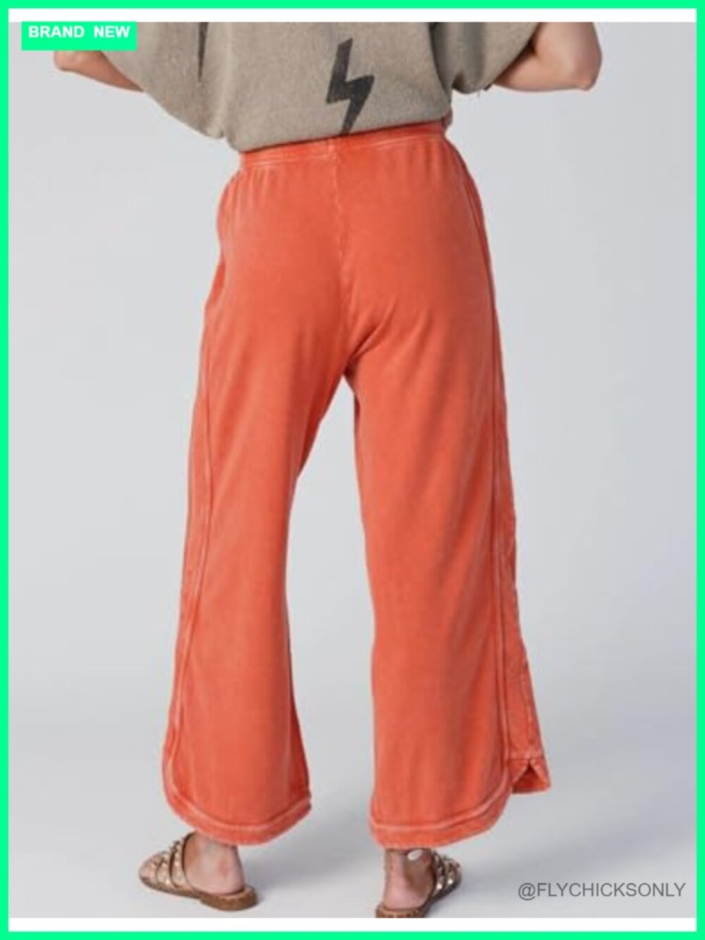 High Waist Drawstring Baggy Sweatpants with Pockets - Picture 4 of 6